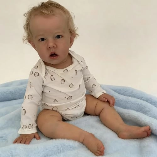 Liam Reborn Baby Doll - 20 inch Vinyl Boy Blonde Hair Ages 3+
