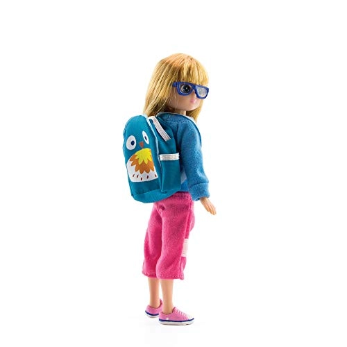 Oliva Doll - 7 inches Plastic Blonde Blue eyes Backpack