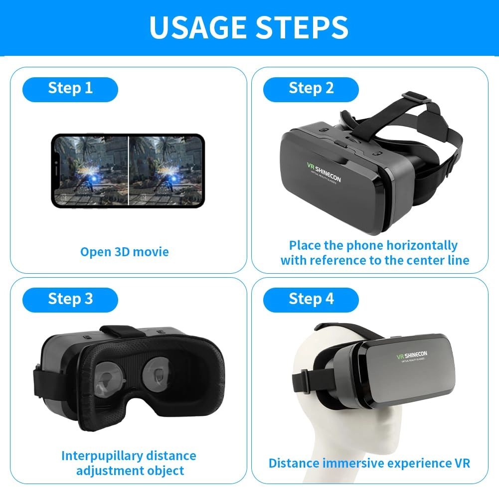 VR Headset - 1920 x 1080 per eye