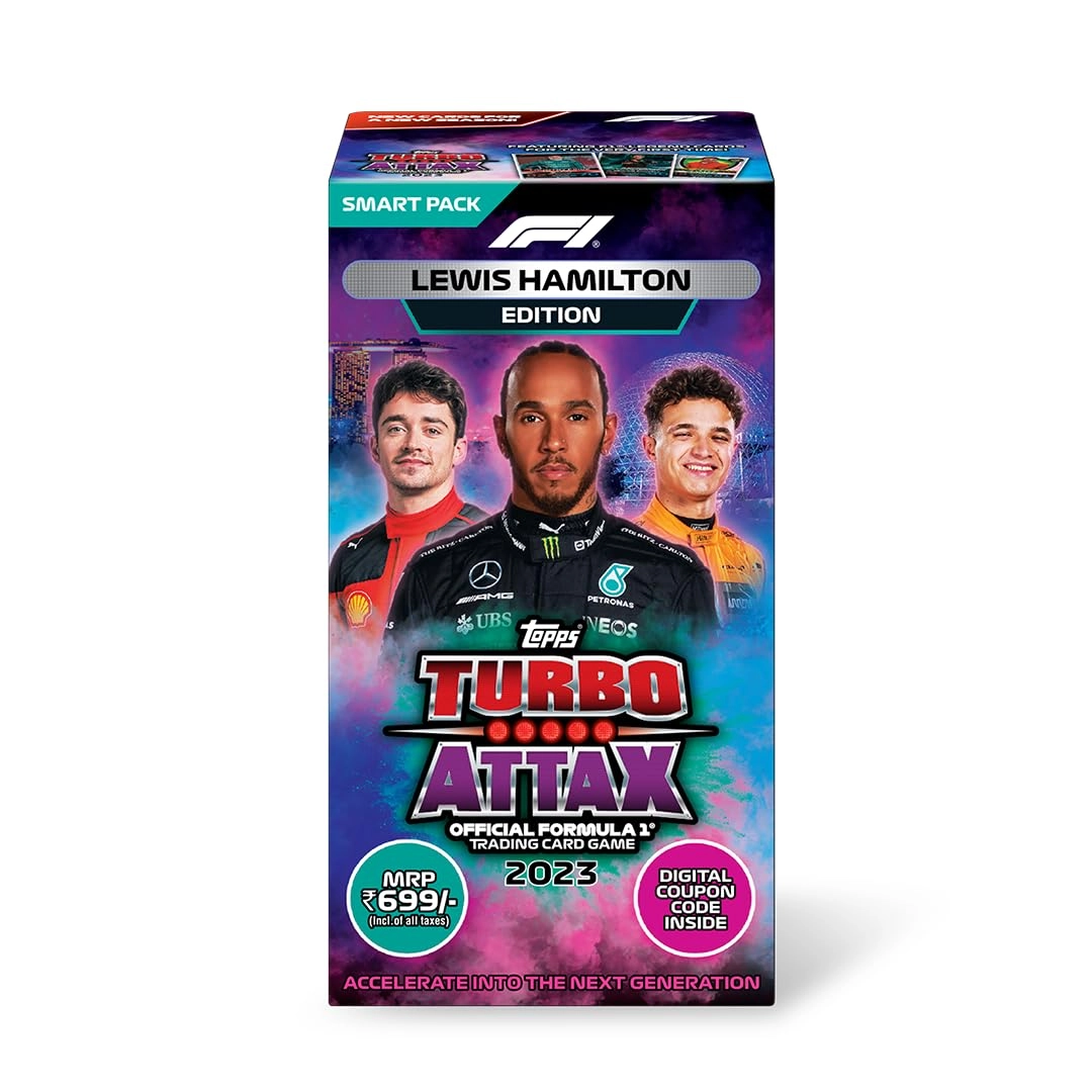 Topps F1 Turbo Attax Smart Pack- Lewis Hamilton Version - 128 cards