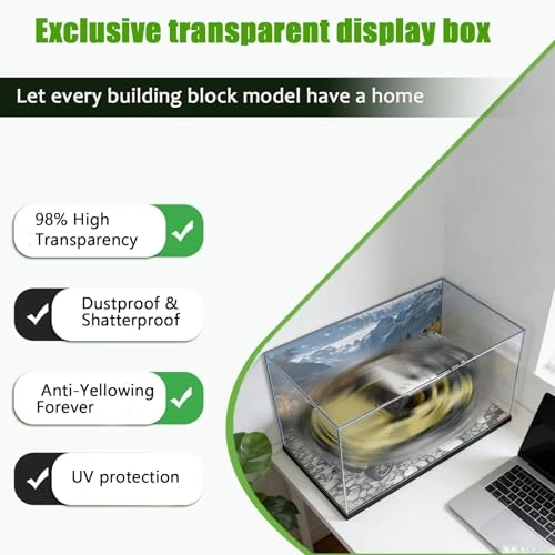 Display Case - 48 x 28 x 28 cm 3 mm ultra-clear acrylic