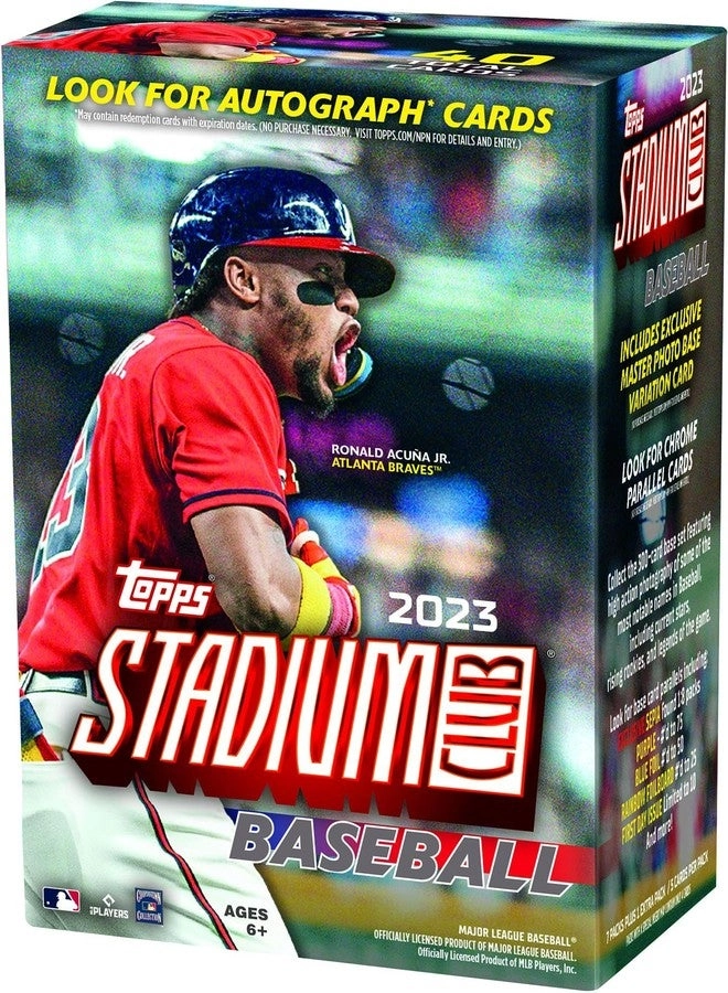 Topps Stadium Club Baseball Factory Sealed Value Box