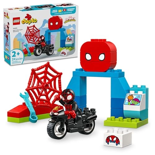 LEGO DUPLO Spins Motorcycle Adventure (10424) - Spider-Man