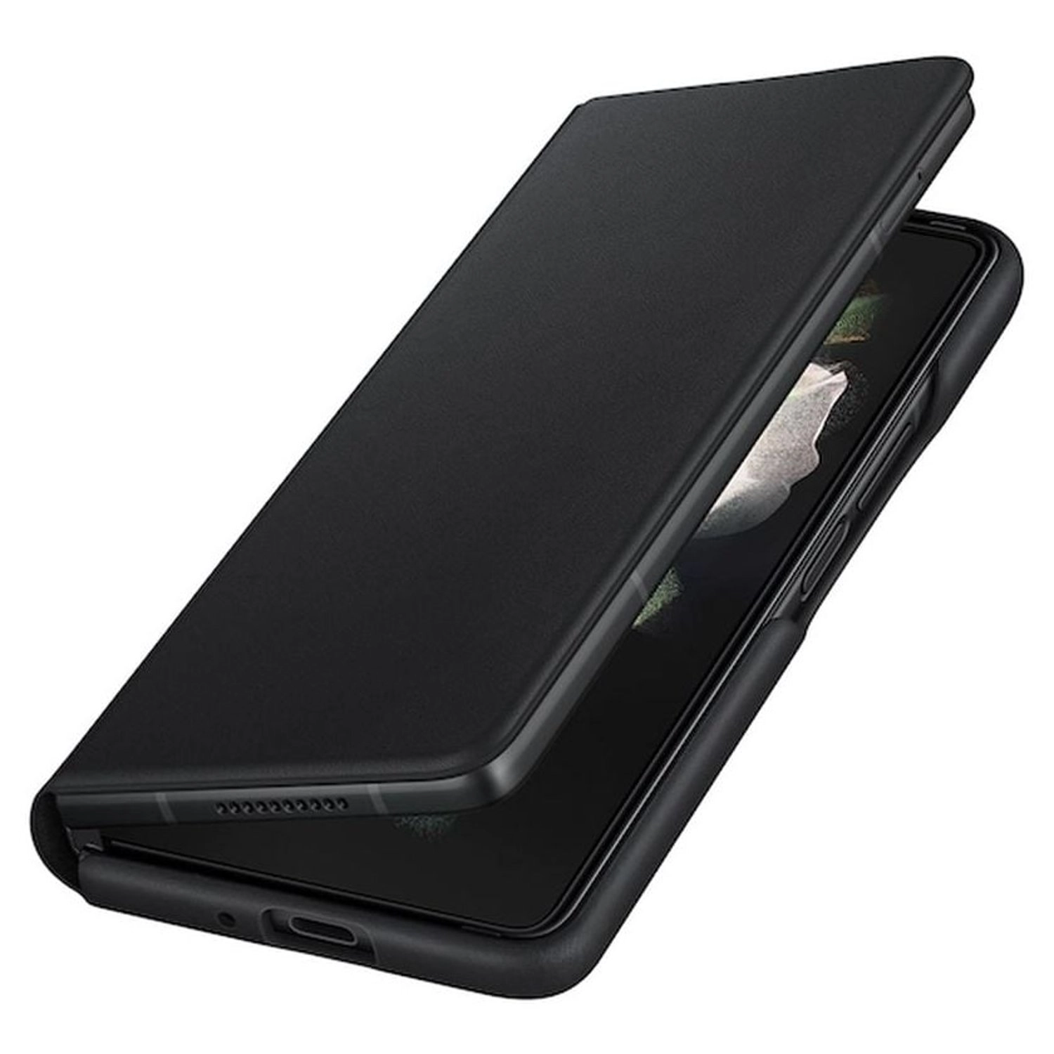 Galaxy Z Fold3 Leather Flip Stand Cover for Galaxy Z Fold3 5G