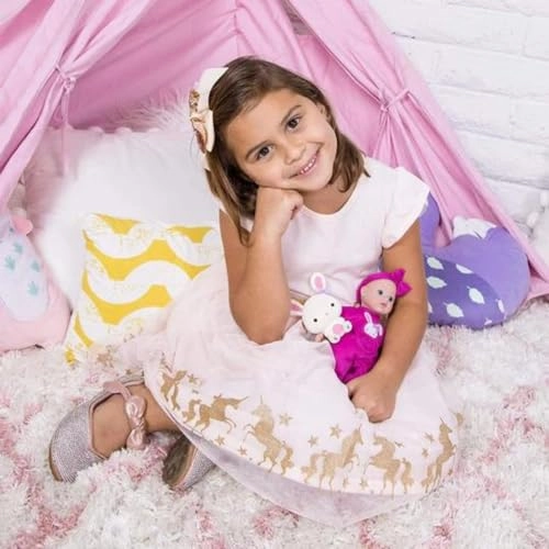 Be Bright Tots & Friends - Baby Bunny - 8.5 inches medium skintone blue eyes Ages 1+