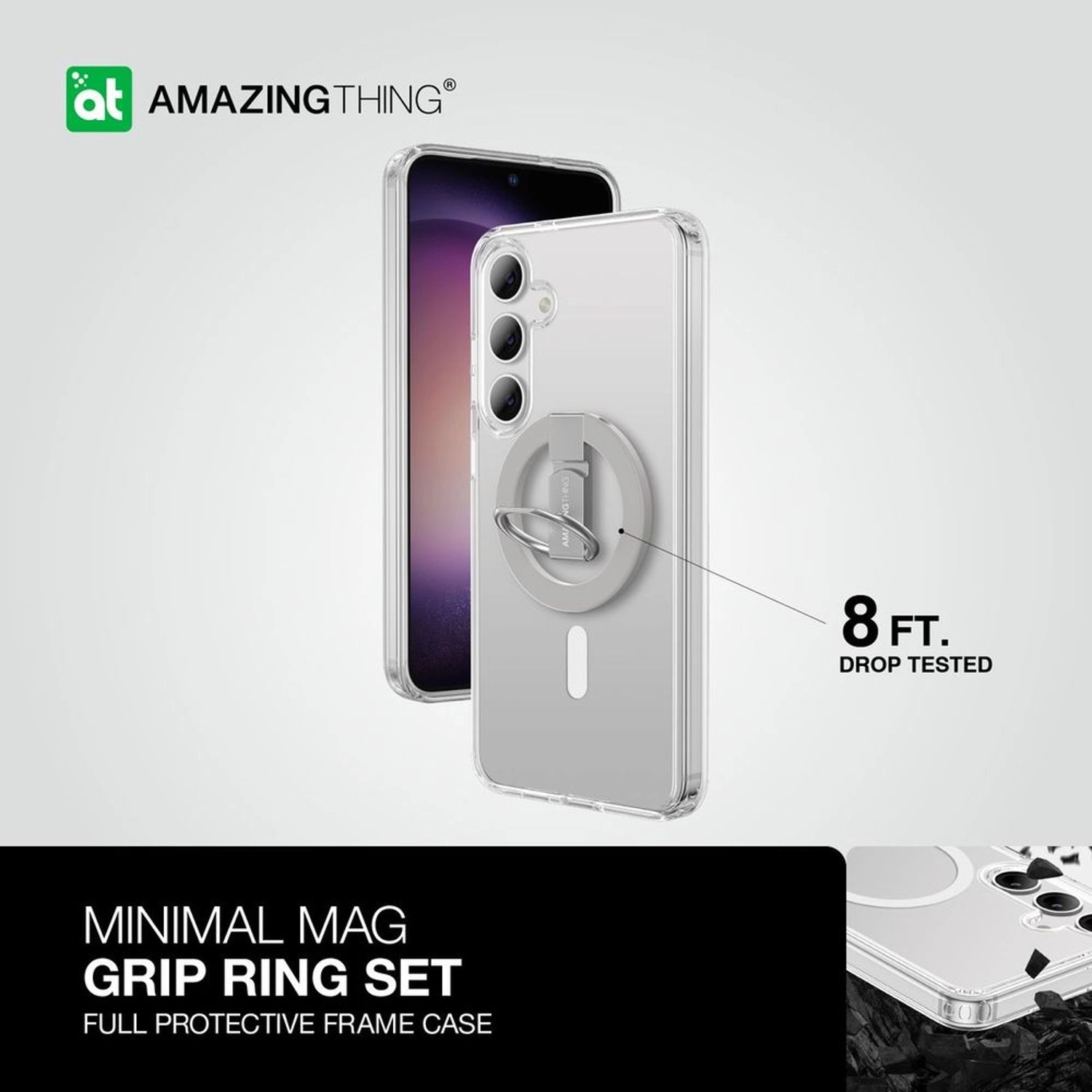 Minimal MAG Clear Case with MagSafe for Galaxy S24 Plus