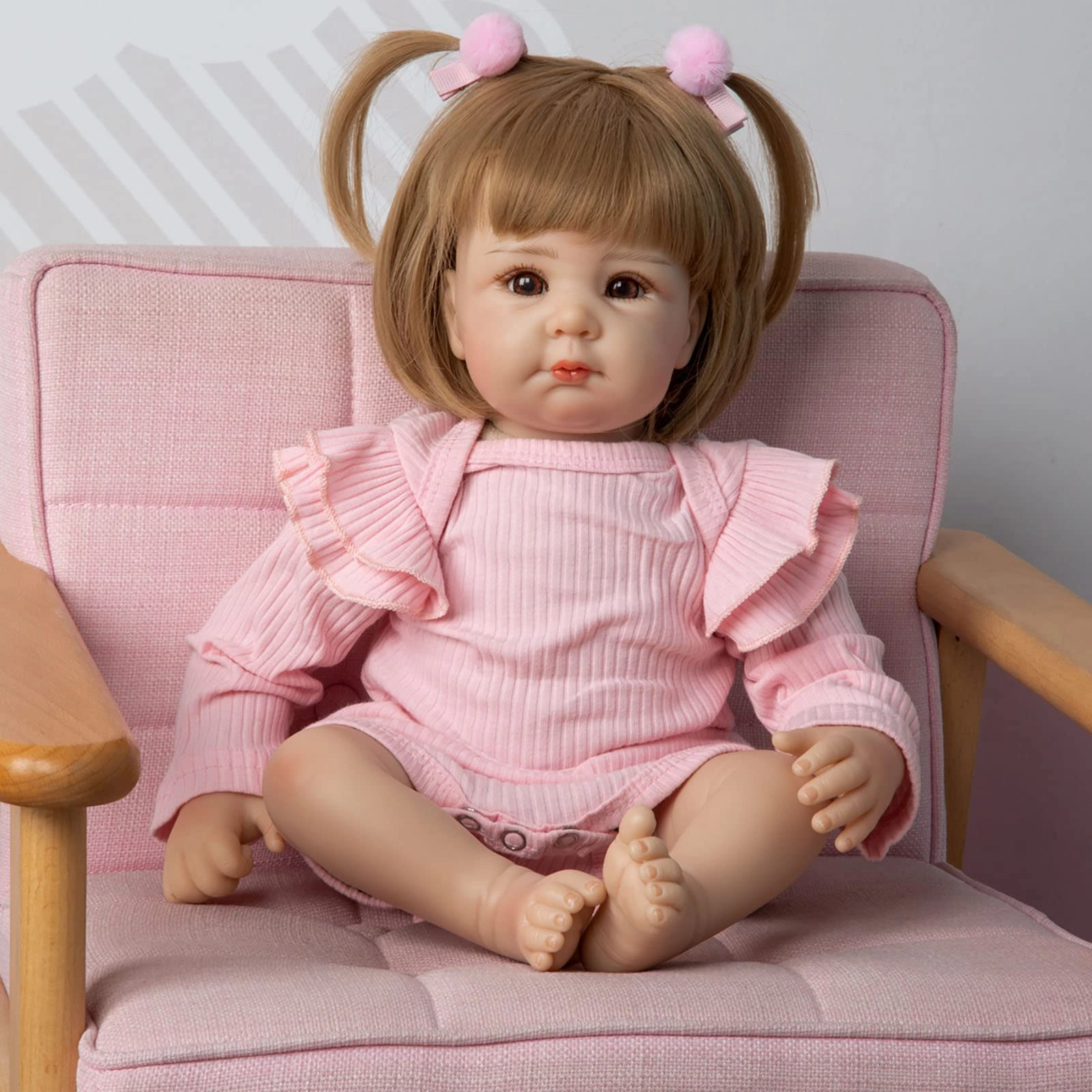 Reborn Baby Doll - 18 Inch 45cm Soft Vinyl Girl