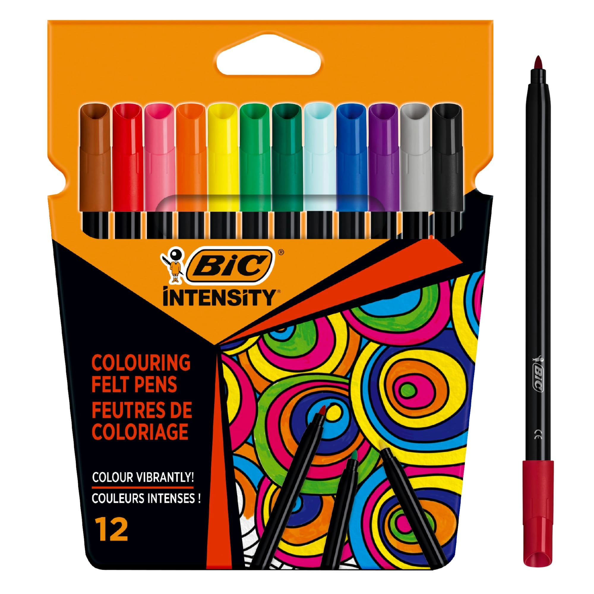 BIC UK LTD Intensity - 24 Assorted Colours 0.7mm