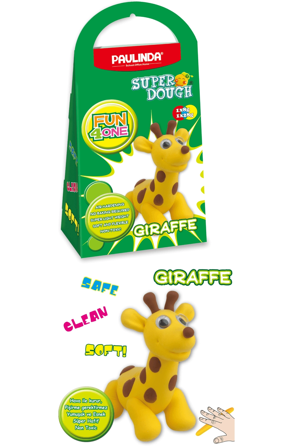 Super Dough Fun 4 One Giraffe - 3+ years