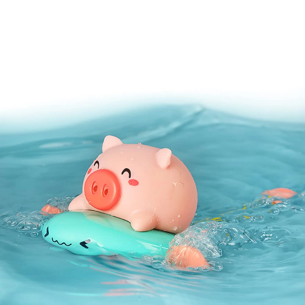 anzailala Swimming Pig - Wind Up green