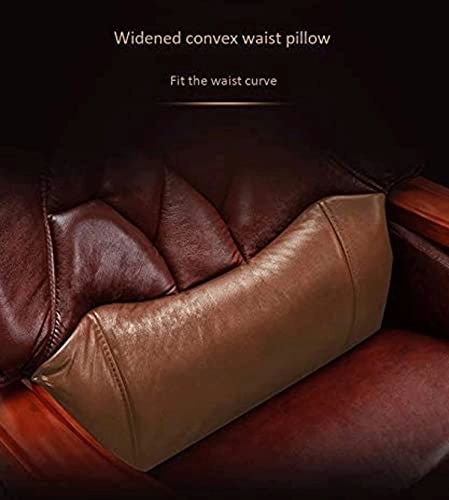 Desk Chair - PU Leather Brown High Back