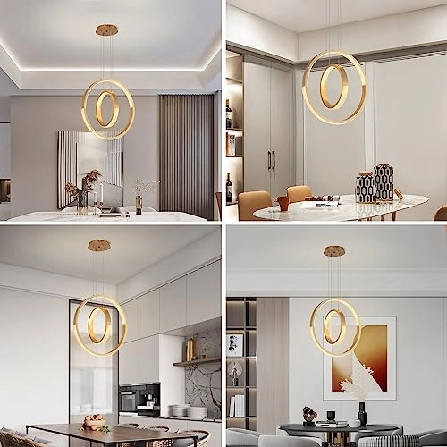15046 Modern LED Chandelier - warm neutral white Dimmable