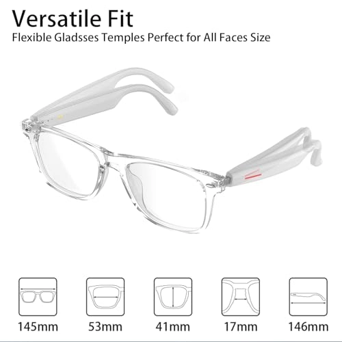 AI Translator Smart Glasses - Photochromic Bluetooth Open Ear