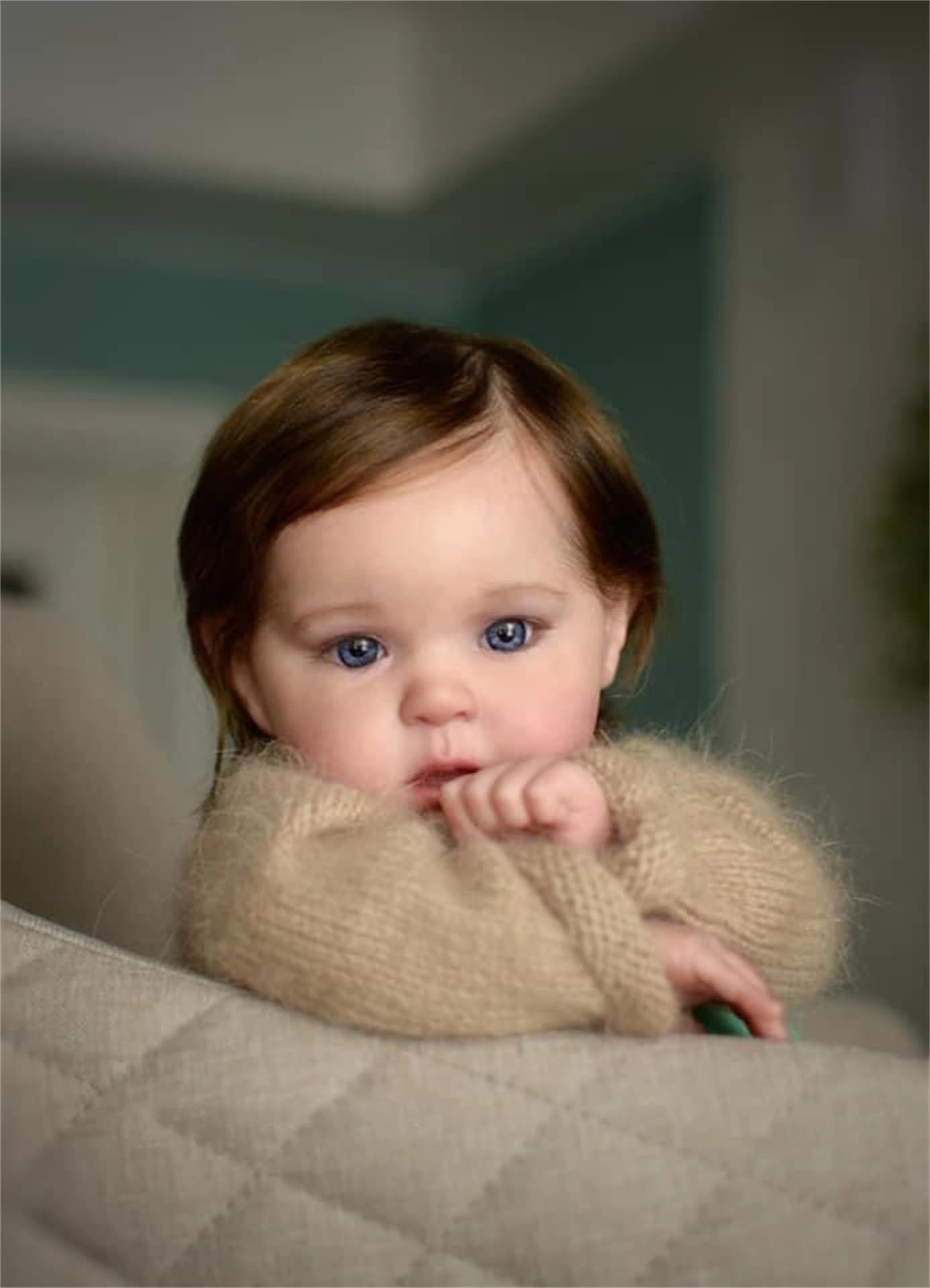Reborn Baby Doll - 20 inches Cotton Silicone Vinyl