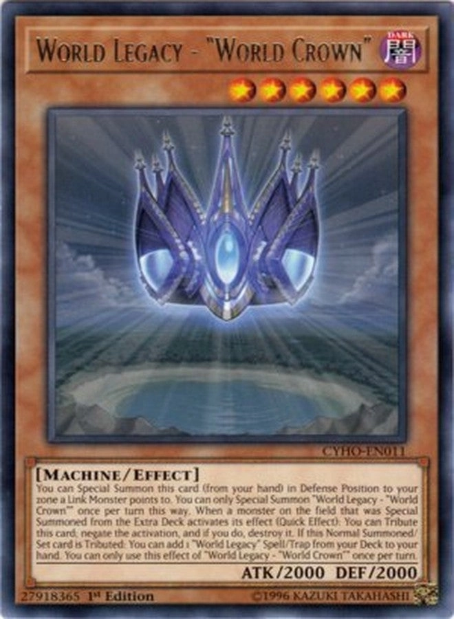Yu-Gi-Oh! World Crown - CYHO-EN011 1st Edition Rare