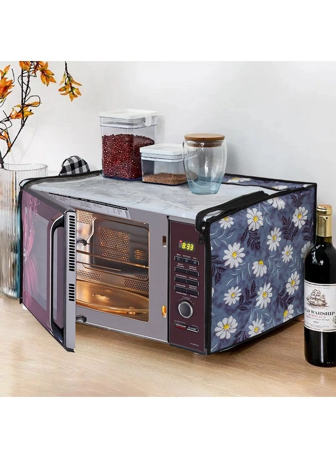 Microwave Oven Cover for IFB 25SC4 - 25 Litre Metallic Silver