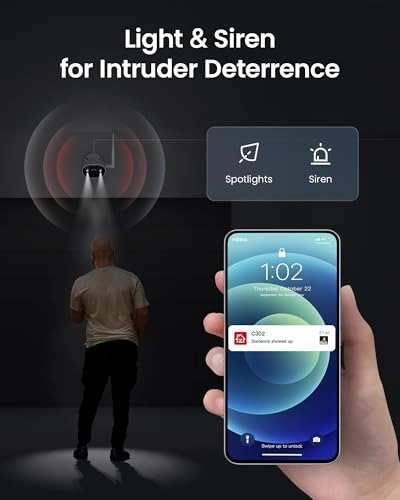 2K Wi-Fi 6 Security Camera System - 4 8 3MP