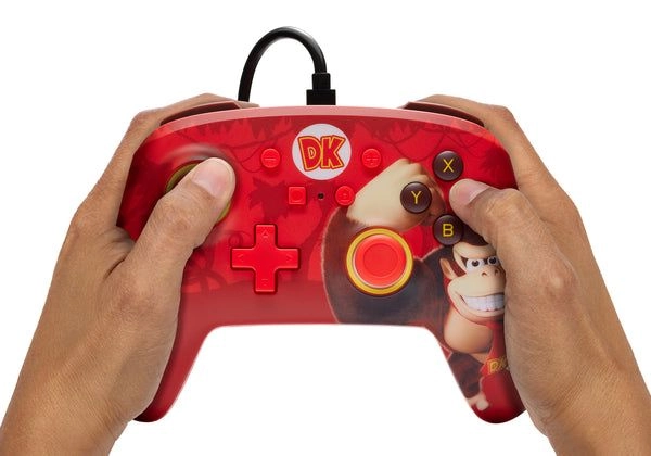 Nintendo Switch Enhanced Wired Controller Donkey Kong Flex