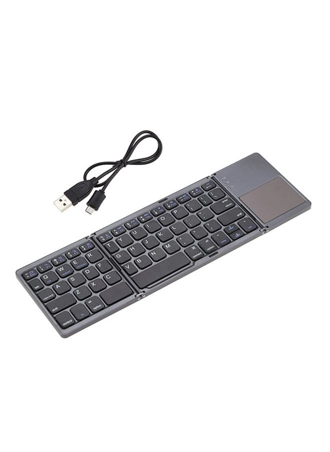 Round Keycap Touch Keyboard Case - Wireless