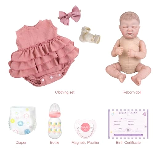 Reborn Baby Doll - 20-inch Vinyl Soft Cloth Body Girl Ages 3+