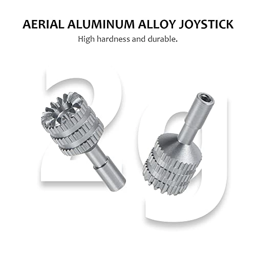 Mini 3 Pro Joysticks - 2 Pairs Aluminum Red+Gray