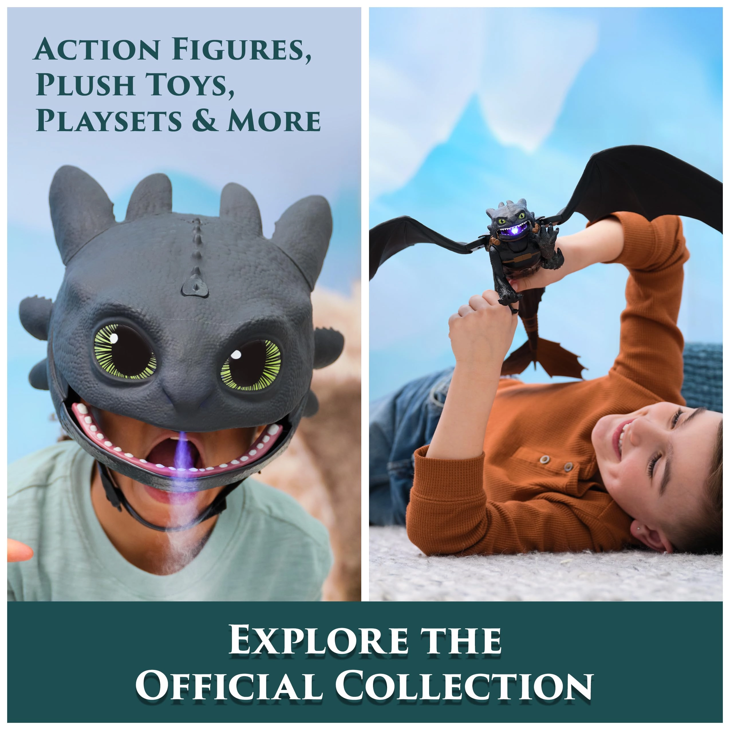 Toothless 11.5 cm Mini Plush + Deadly Nadder