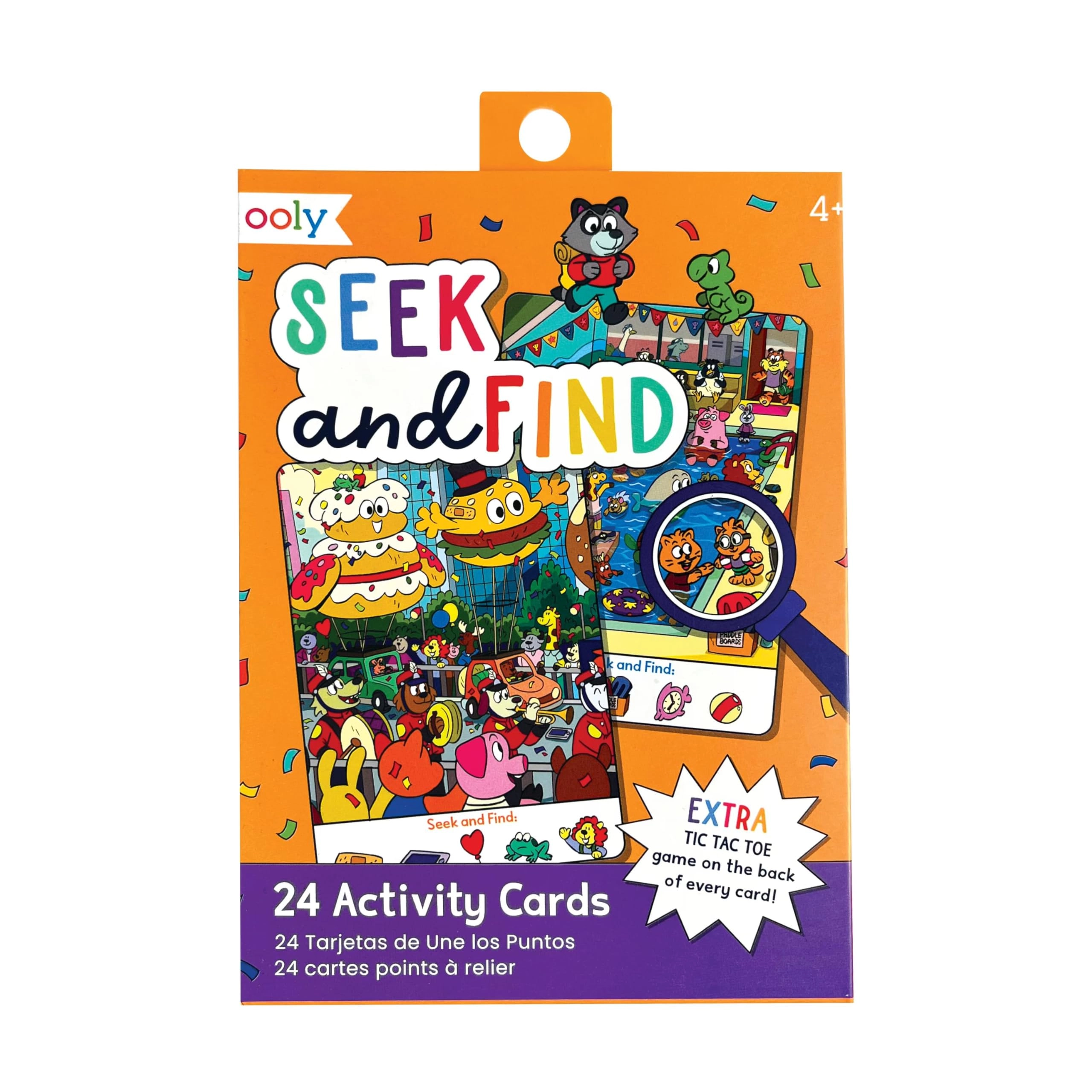 OOLY Seek and Find Activity Cards - Ages 4 and Up 24 pieces
