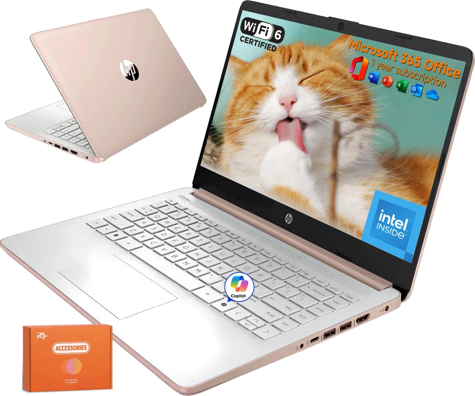 14 Inch Laptop 14-dq6015dx - 14'' N150 16GB DDR4 128GB UFS + 256GB Micro SD + 128GB USB