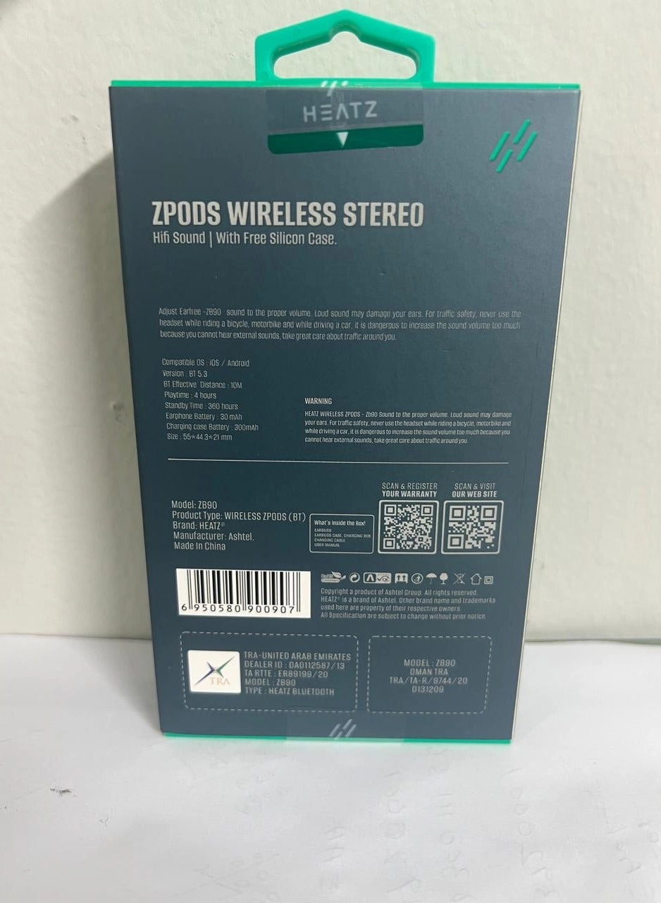 ZB90 ZPods Wireless Earbud