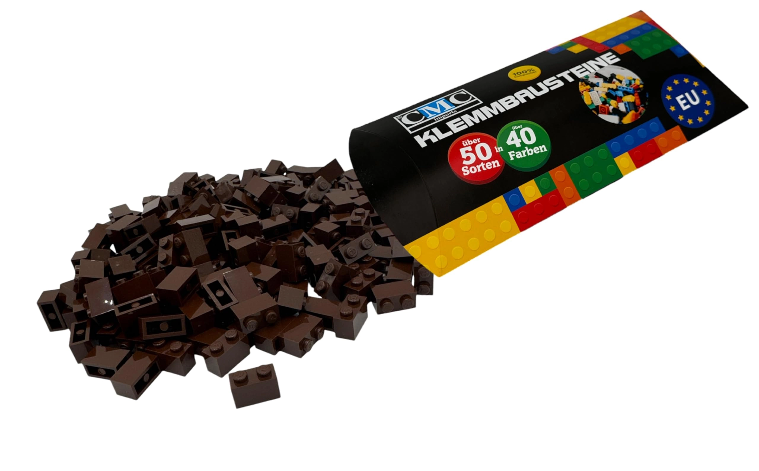 Clamping Blocks 1 x 2 - 200 pcs 180 green