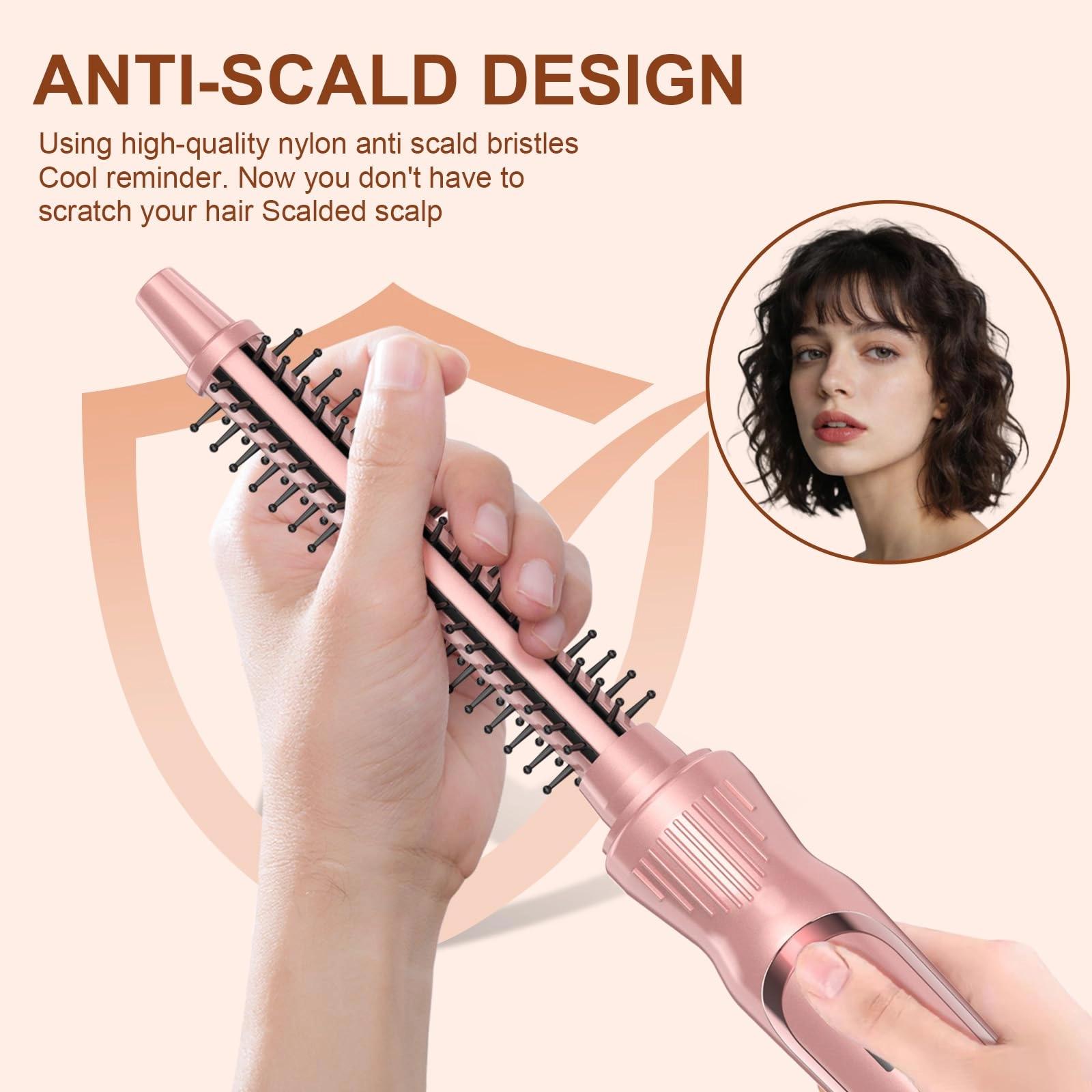 Heated Round Brush - 0.5 Inch