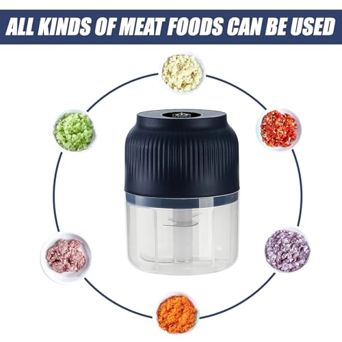 Mini Electric Chopper - 300 ml Battery USB Pack
