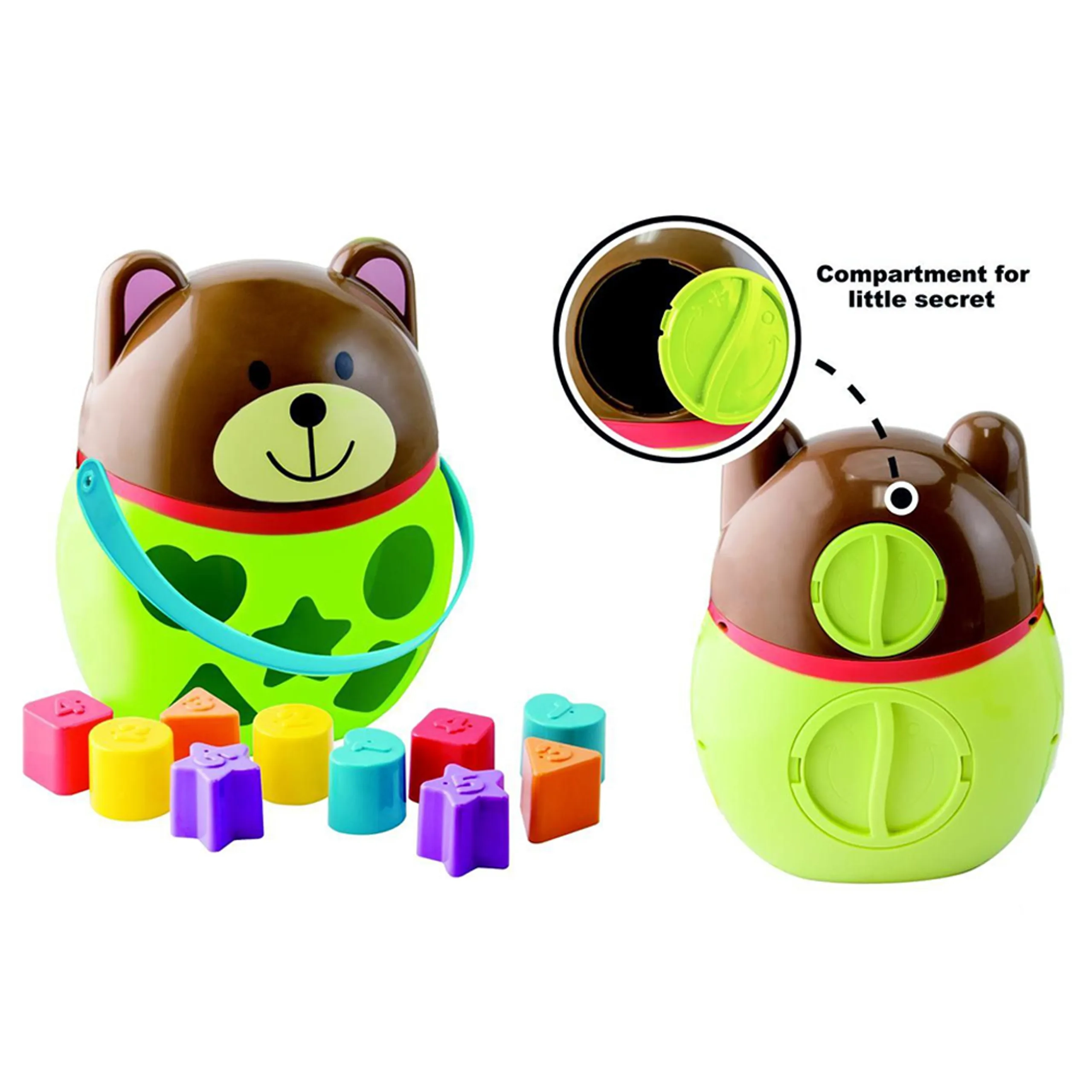 Bear Shape Sorter - 9 months & above 10 pieces