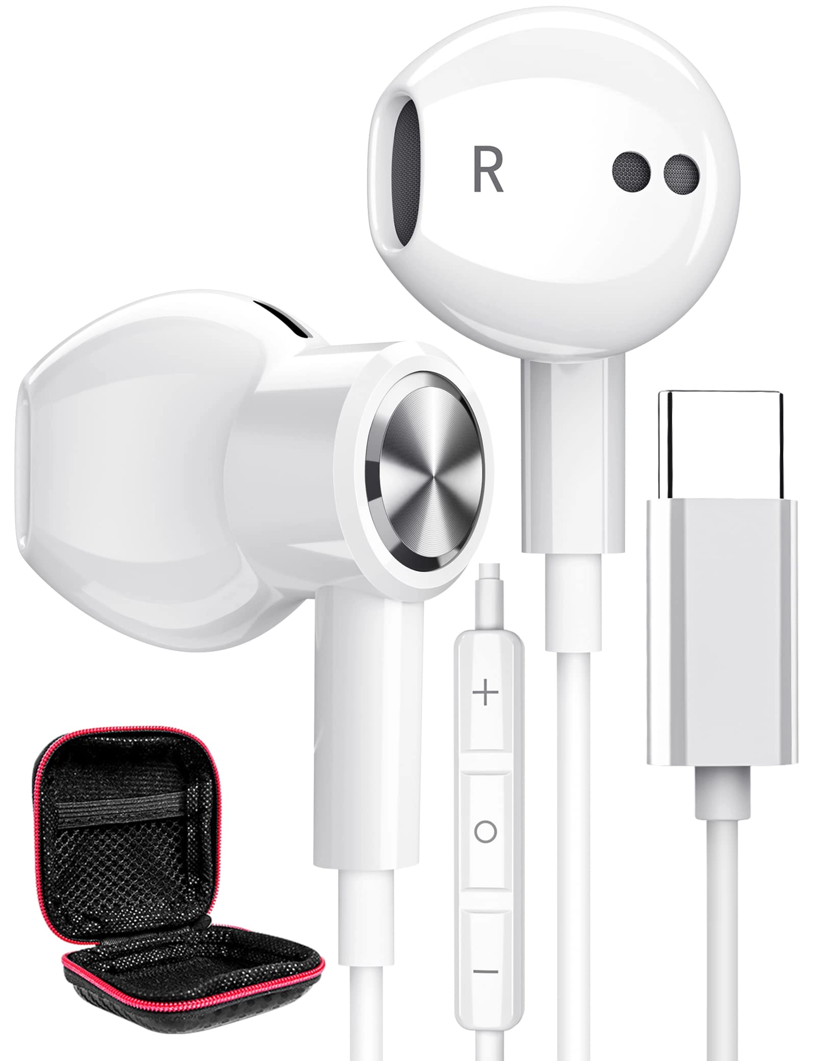 USB C Earbuds Wired Earbud