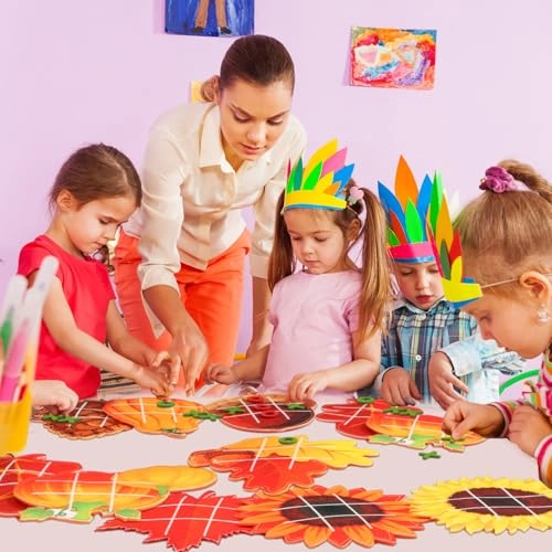 Pumpkin Maple Tic Tac Toe - 24 Fall Party Favors Pack