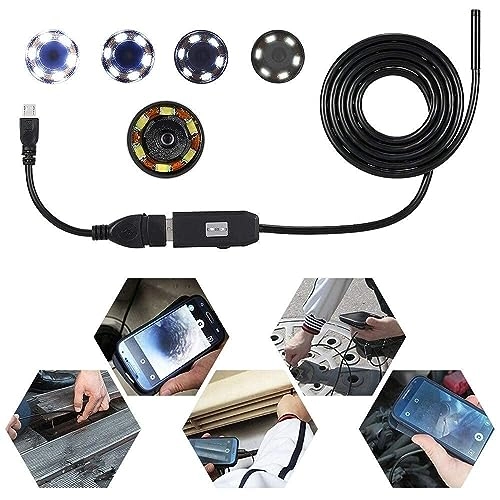 HD Plus Endoscope Camera - 5M Cable 6 LED IP67 Waterproof