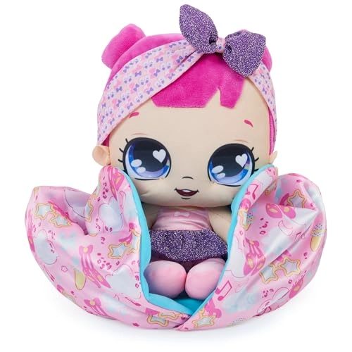 Surprise Plush Baby Doll - 9-inch Pink Blanket Over 80 Sounds Ages 4+