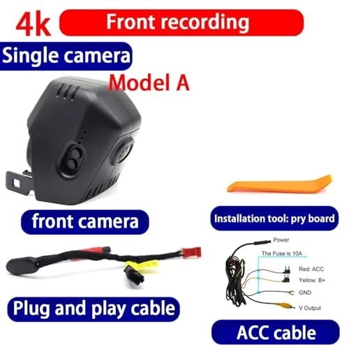 Dash Cam - 3840Px2160P Night Vision 64G SD Card for BMW 5 Series G30 G31