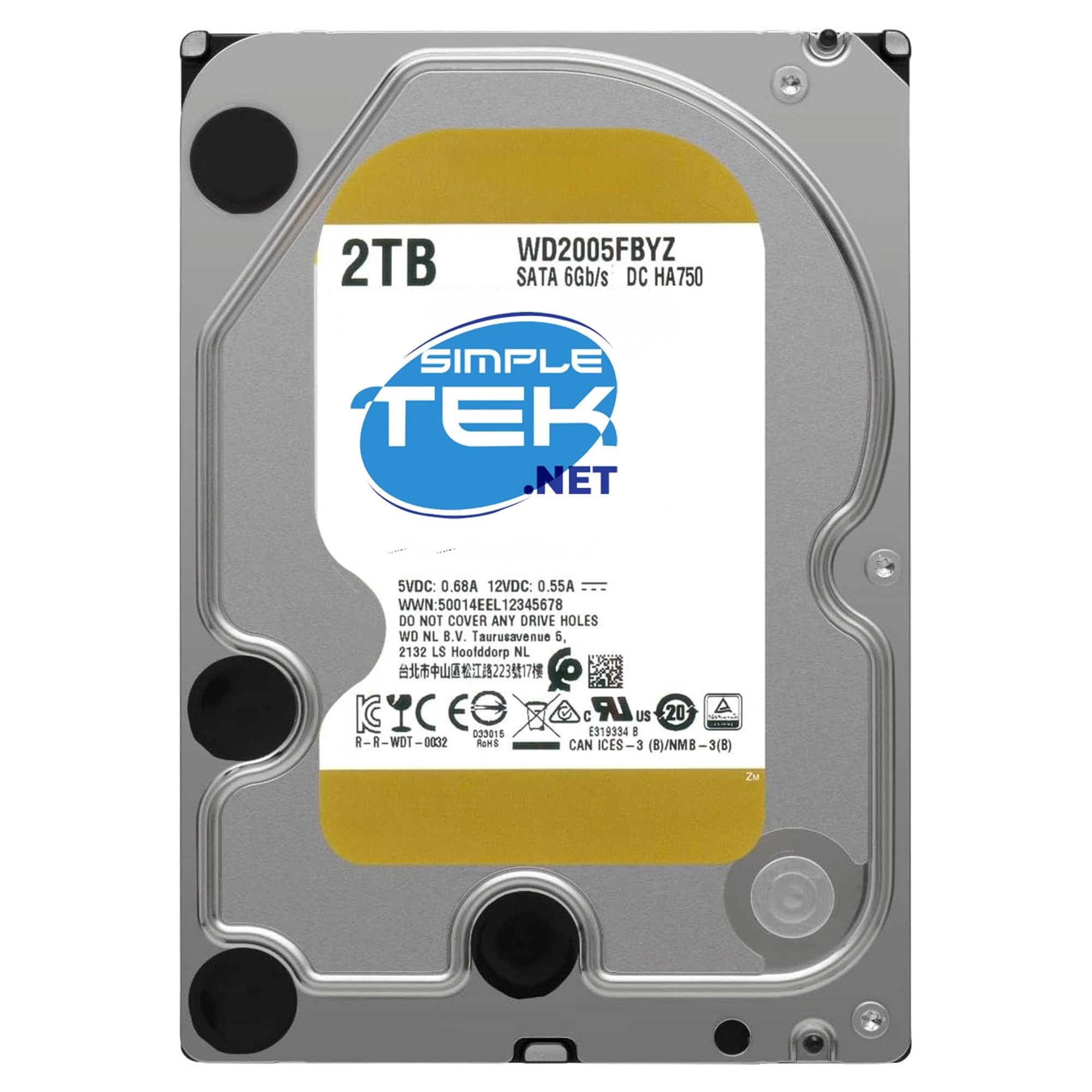 3.5" 5400rpm SATA 6Gb/s (SIM - ART - 21823) - 2TB