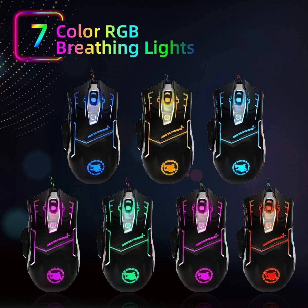 RGB Wired Gaming Mouse - Wired