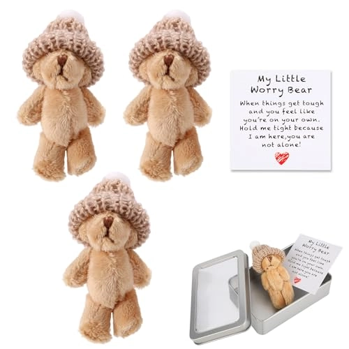 Bear 9 cm Plush - Brown mini