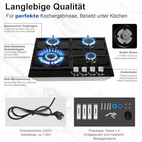 GHG604A-EC3B GAS Cooker