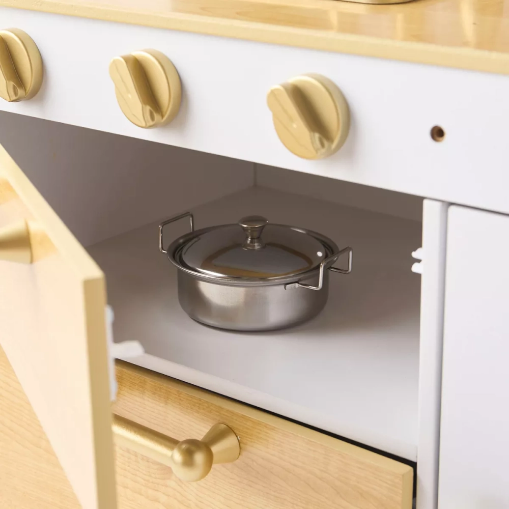 Kids Wooden Kitchen Pretend Playset (5551007-Ka426)