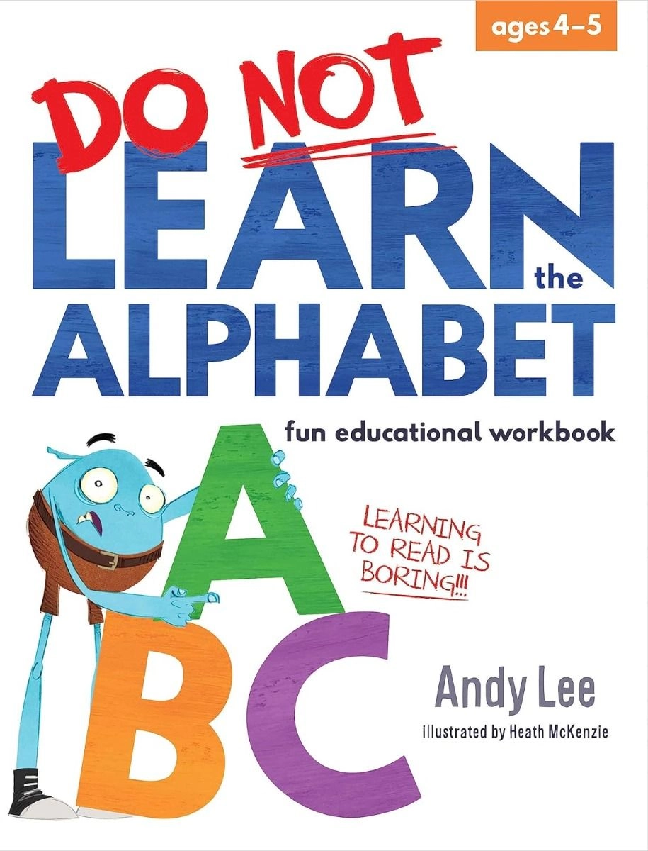 Edu Fun Do Not Learn Alphabet WorkBook - 4 +