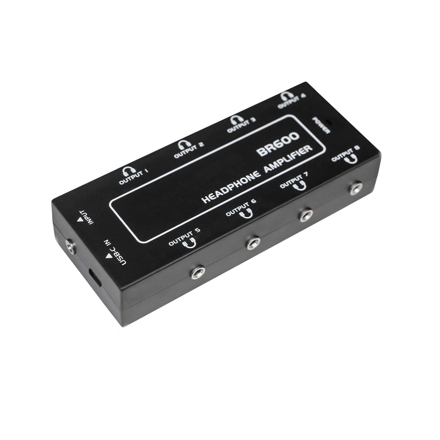 MQEBEOUYS BR600 - 8-Channel Type-C 5V Input 3.5mm Output
