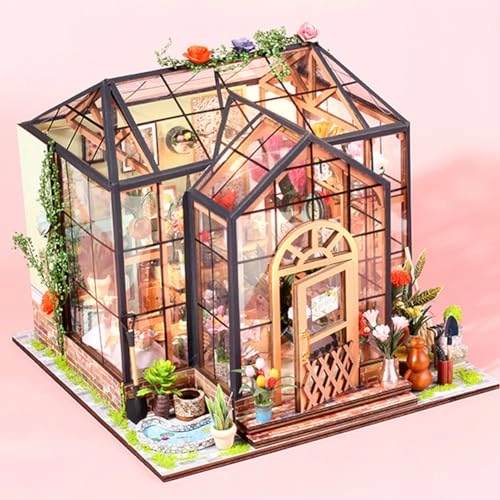 3D Wooden Puzzle Bookshelf Insert - Library of Books 1:24