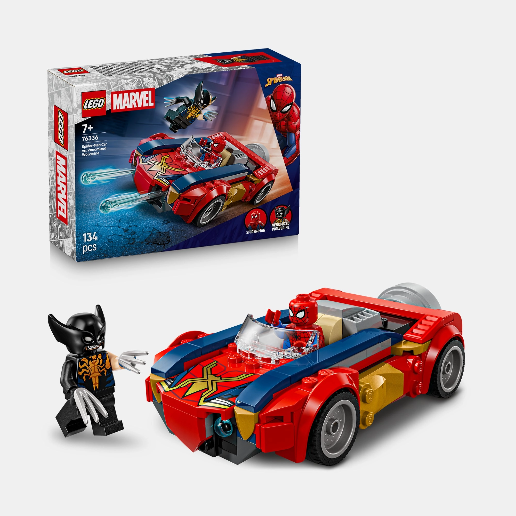 LEGO Spider-Man Car Vs. Venomized Wolverine - Spider-Man 134 pcs