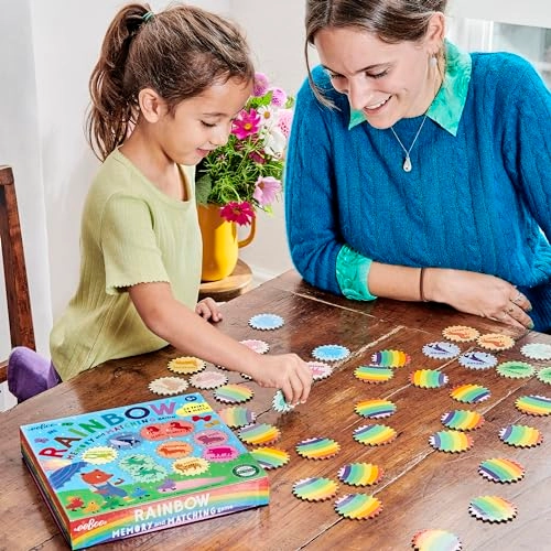 Rainbow Memory and Matching Game - 5+