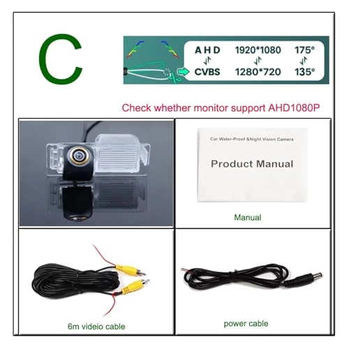 Car Reversing Camera - Night Vision AHD1080P