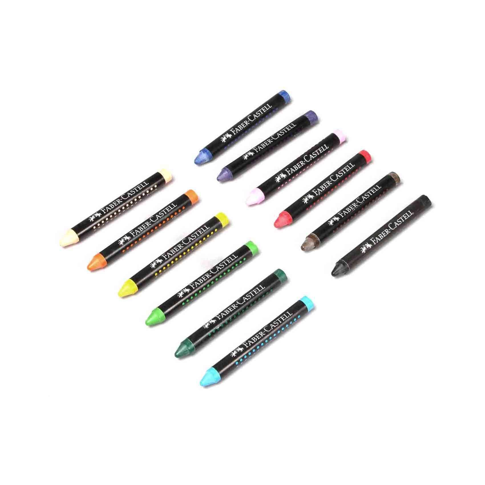 Triangular Wax Crayons Set - 12 piece(s)